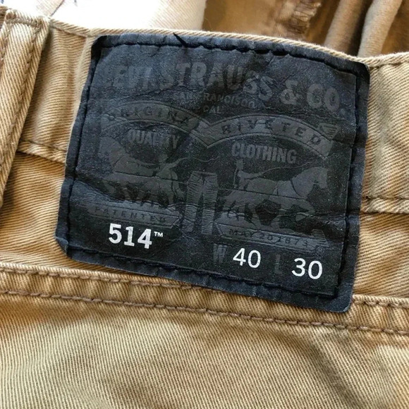 Levi’s 541 Athletic Taper Fit 5 Pocket Twill Tan Khaki Pant Size 40 - Picture 11 of 13